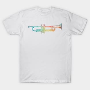 Rainbow cornet horizontal T-Shirt